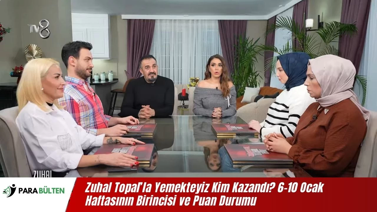 Zuhal Topal’la Yemekteyiz Kim Kazandı? 6-10 Ocak Yemkteyiz'de Şok Haftasının Birincisini Zühal Topal Belirledi!