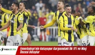 Fenerbahçe Hatayspor maçı ilk 11’i