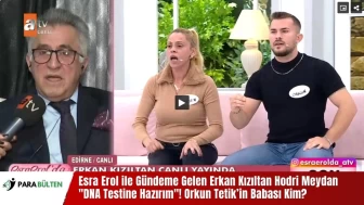 Esra Erol'da Erkan Kızıltan Hodri Meydan "DNA Testine Hazırım"! Erkan Kızıltan kimdir? ne iş yapıyor?