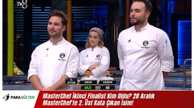 MasterChef İkinci Finalist Kim Oldu? 28 Aralık MasterChef'te 2. Üst Kata Çıkan İsim!