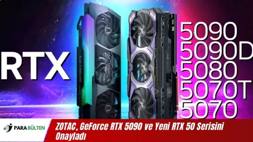 ZOTAC, GeForce RTX 5090 ve Yeni RTX 50 Serisini Onayladı