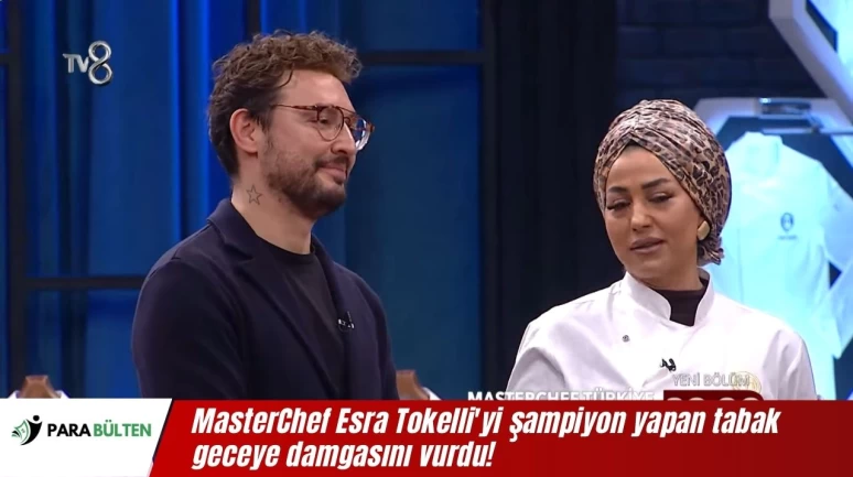 MasterChef Esra Tokelli'yi şampiyon yapan tabak geceye damgasını vurdu!