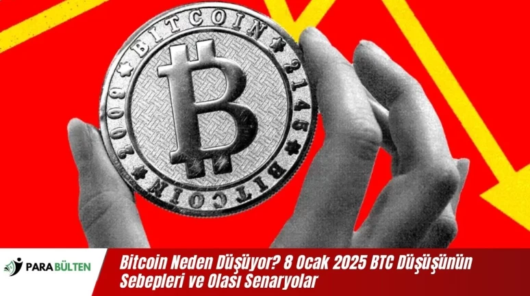 Bitcoin Neden Düşüyor? 8 Ocak 2025 BTC Düşüşünün Sebepleri ve Olası Senaryolar